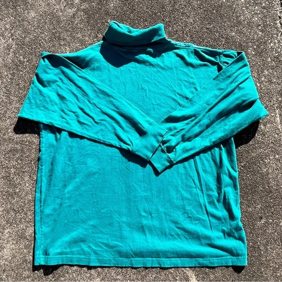 Teal Miami Dolphins Long Sleeve Mockneck T-shirt Size XL Vintage Reebok - Picture 4 of 4